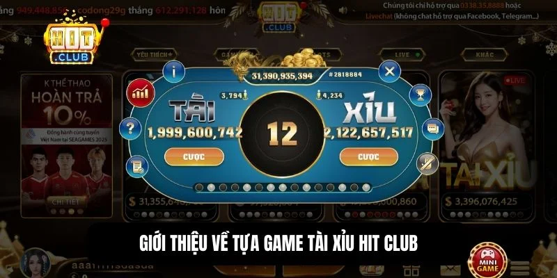 Tài Xỉu Hit Club – Luật Chơi, Tỷ Lệ Thắng & Bí Kíp Soi Cầu 2026 1 Giao diện game tài xỉu trên nền tảng Hit Club