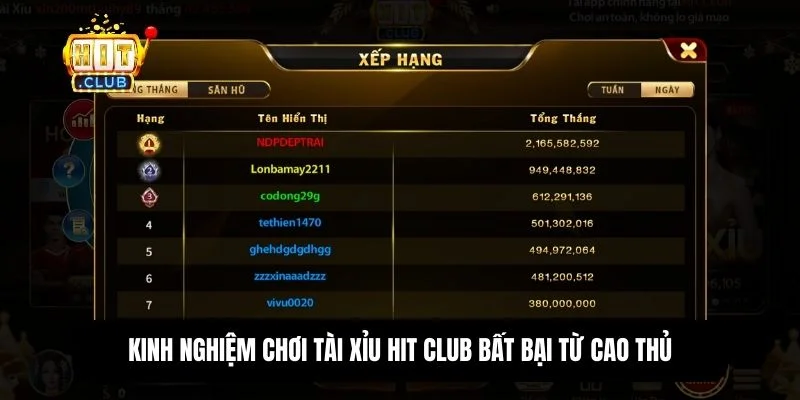 Tài Xỉu Hit Club – Luật Chơi, Tỷ Lệ Thắng & Bí Kíp Soi Cầu 2026 3 Minh họa cách bắt cầu theo dãy 1-2-3